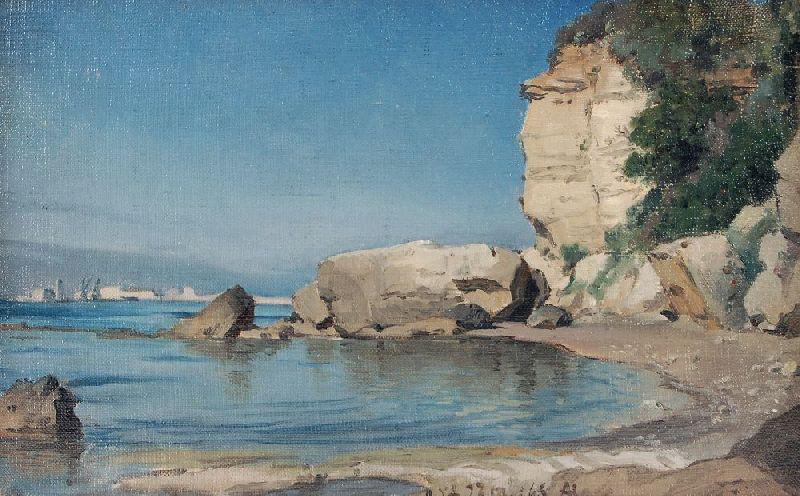Albert Hertel Italienische Landschaft oil painting picture